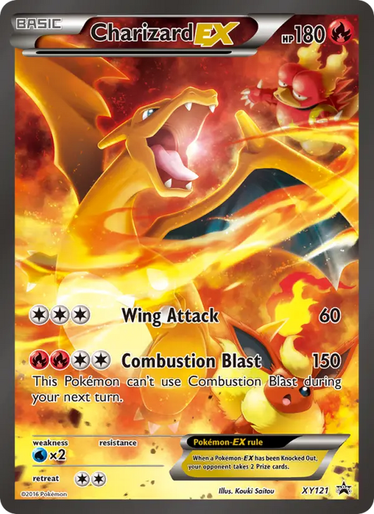 Charizard EX XY121 XY Black Star Promos Pokesingles