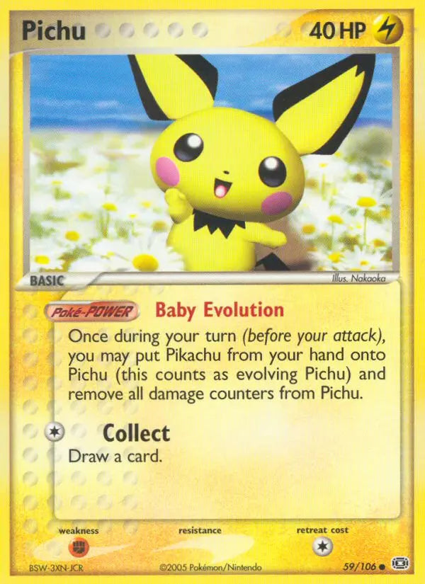 Pichu 59 Emerald Pokesingles