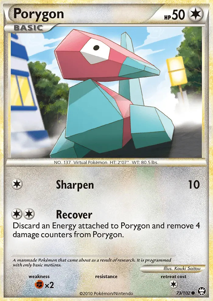 Porygon 73 Triumphant Pokesingles