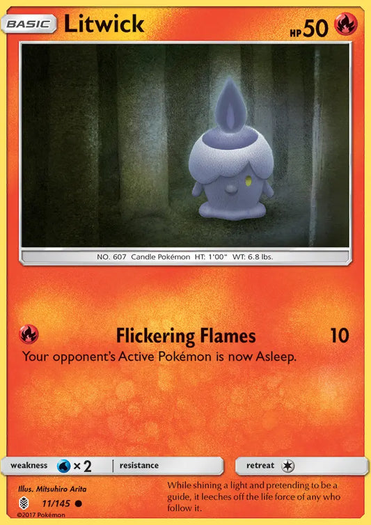 Litwick 11 Guardians Rising Pokesingles