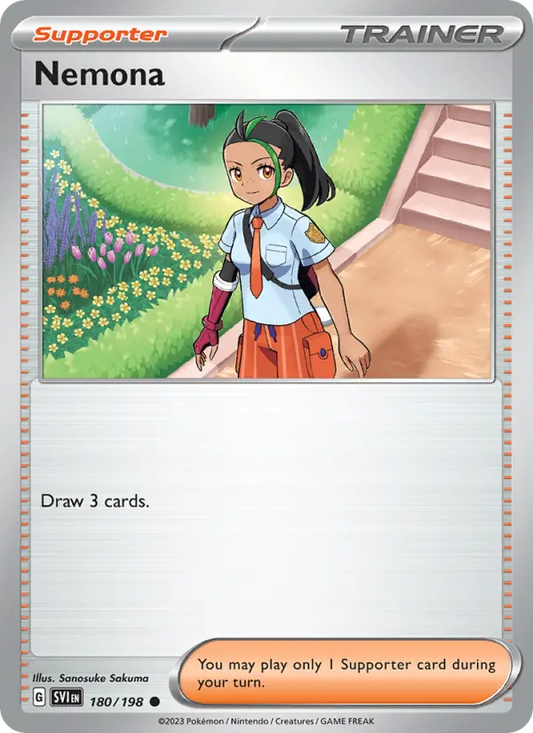 Nemona 180 Scarlet & Violet Pokesingles