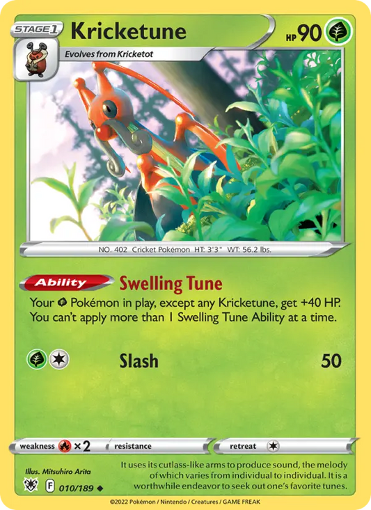 Kricketune 10 Astral Radiance Pokesingles