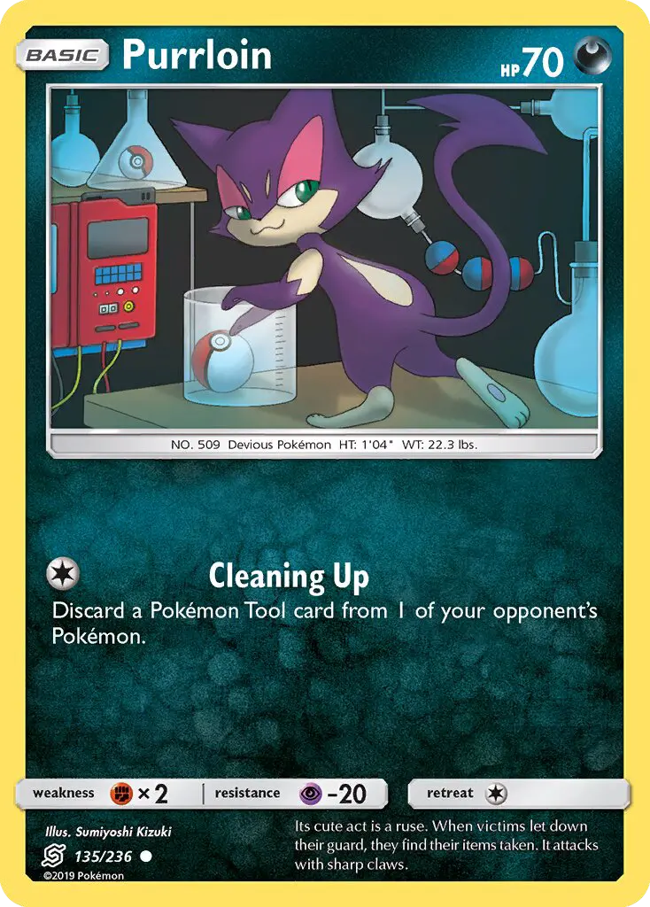 Purrloin 135 Unified Minds Pokesingles