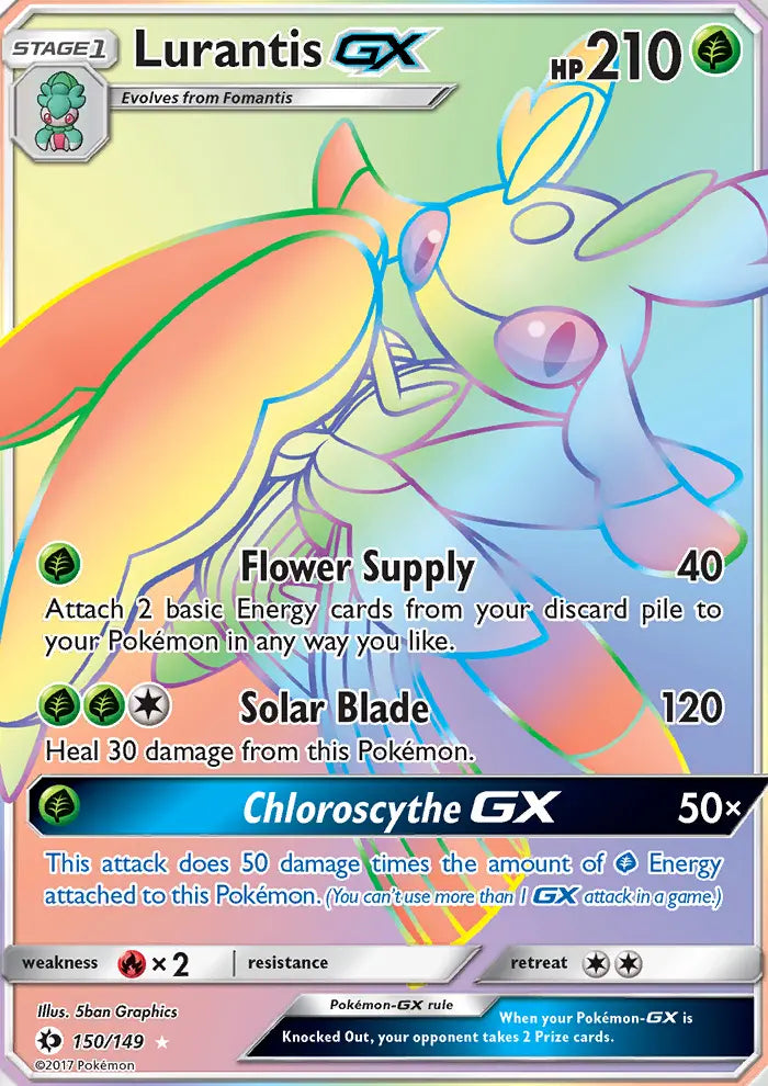 Lurantis GX 150 Sun & Moon Pokesingles