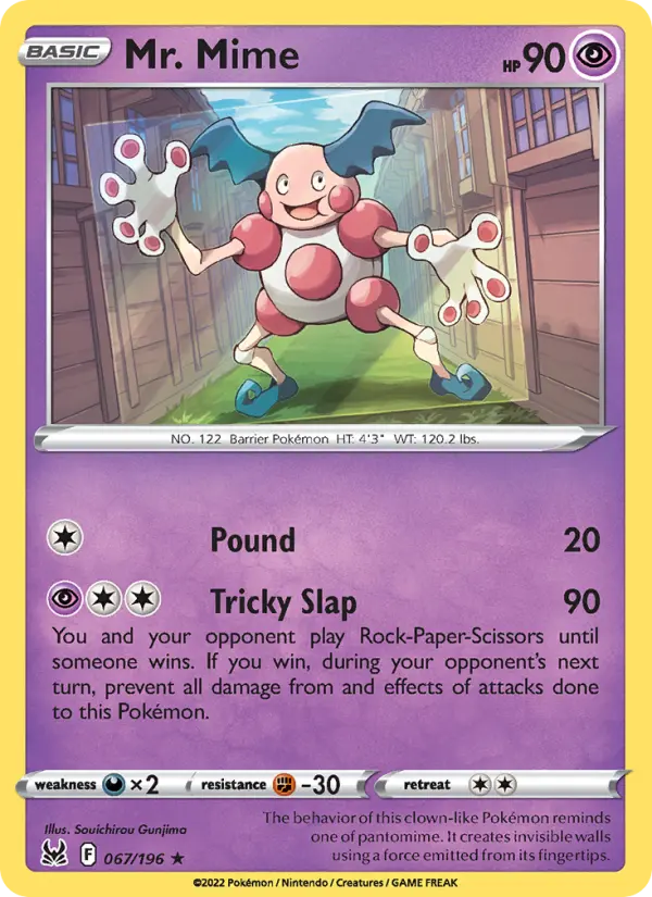 Mr. Mime 67 Lost Origin Pokesingles