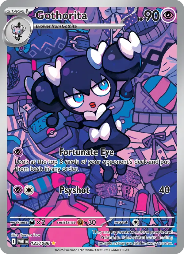Gothorita 125 White Flare Pokesingles