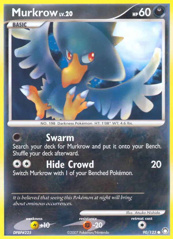 Murkrow 90 Mysterious Treasures Pokesingles