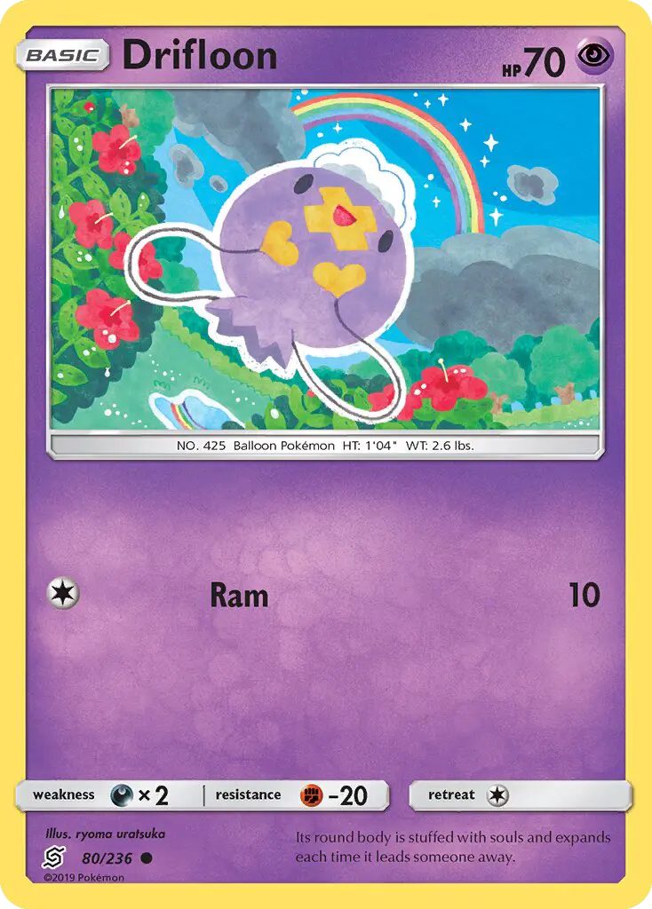 Drifloon 80 Unified Minds Pokesingles