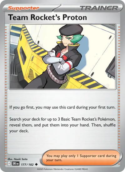 Team Rocket's Proton 177 Destined Rivals Pokesingles