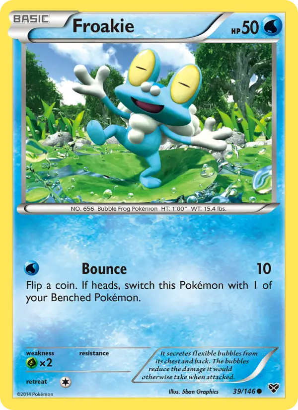 Froakie 39 XY Pokesingles