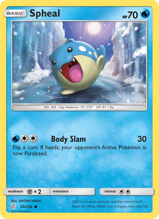 Spheal 50 Cosmic Eclipse Pokesingles