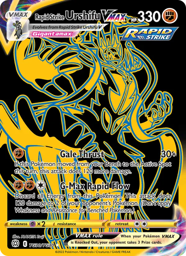 Rapid Strike Urshifu VMAX TG30 Brilliant Stars Pokesingles