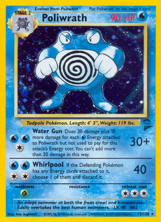 Poliwrath 15 Base Set 2 Pokesingles