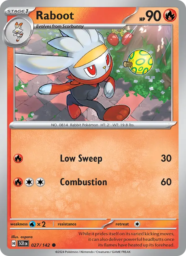 Raboot 27 Stellar Crown Pokesingles