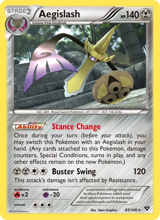 Aegislash 85 XY Pokesingles