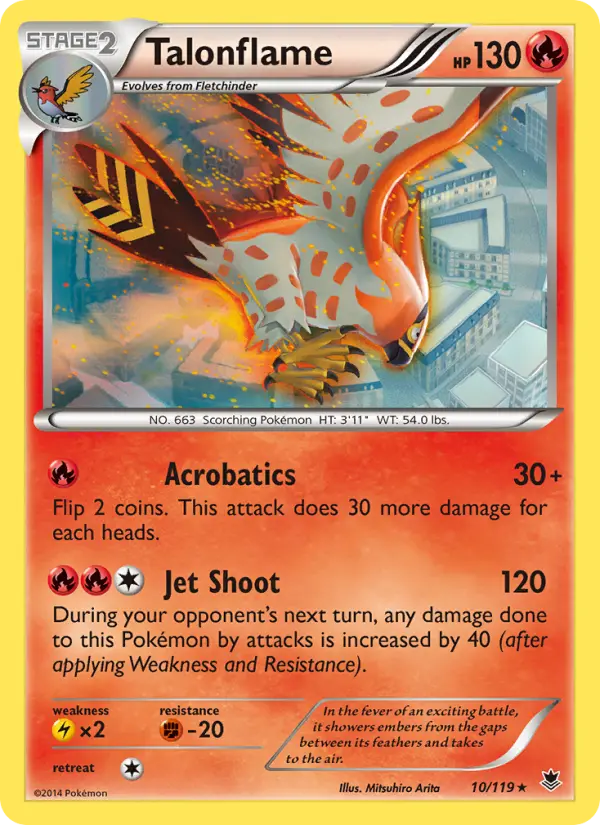 Talonflame 10 Phantom Forces Pokesingles