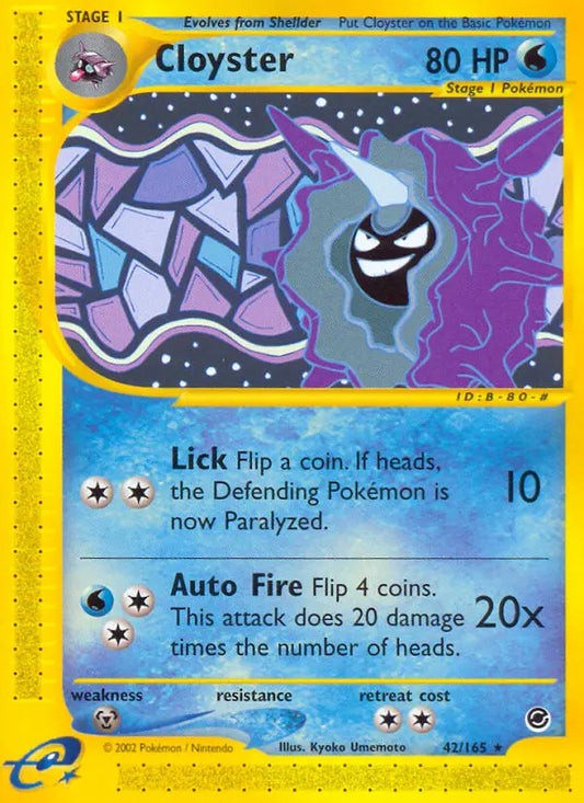 Cloyster 42 Expedition Base Set Pokesingles