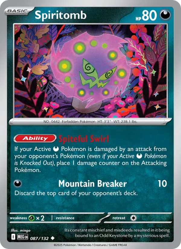 Spiritomb 87 Mega Evolution Pokesingles