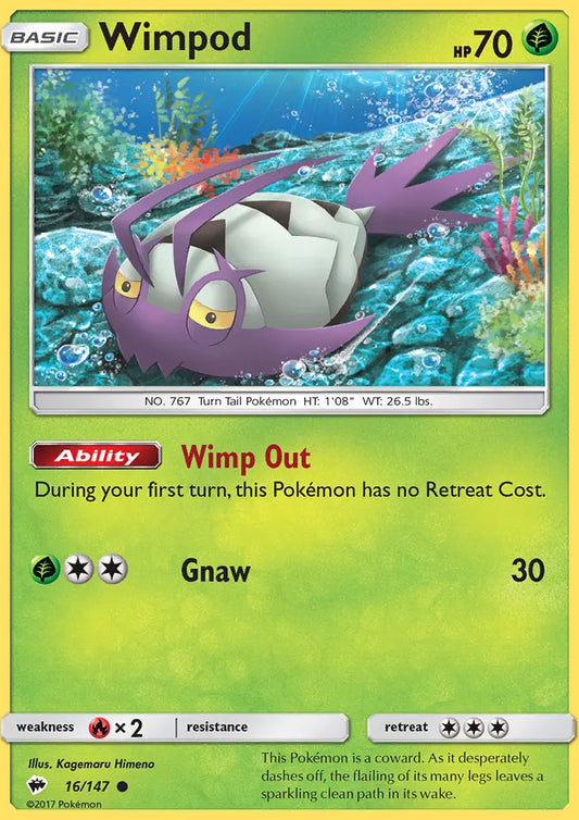 Wimpod 16 Burning Shadows Pokesingles