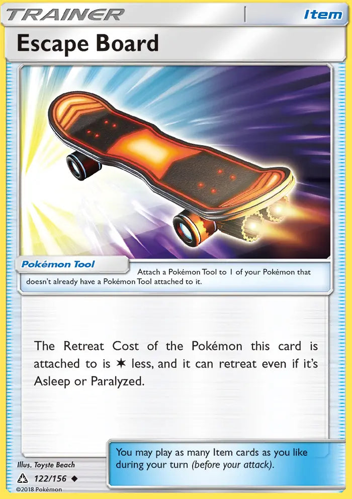 Escape Board 122 Ultra Prism Pokesingles