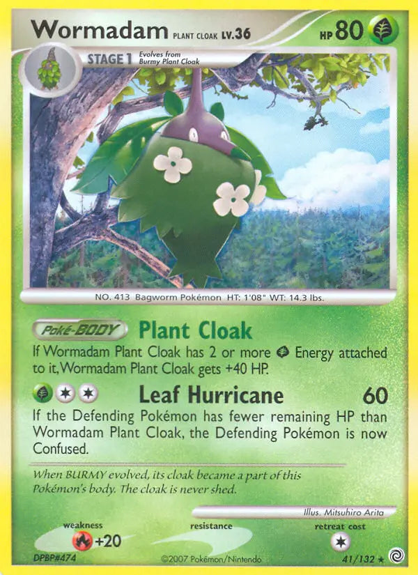 Wormadam Plant Cloak 41 Secret Wonders Pokesingles