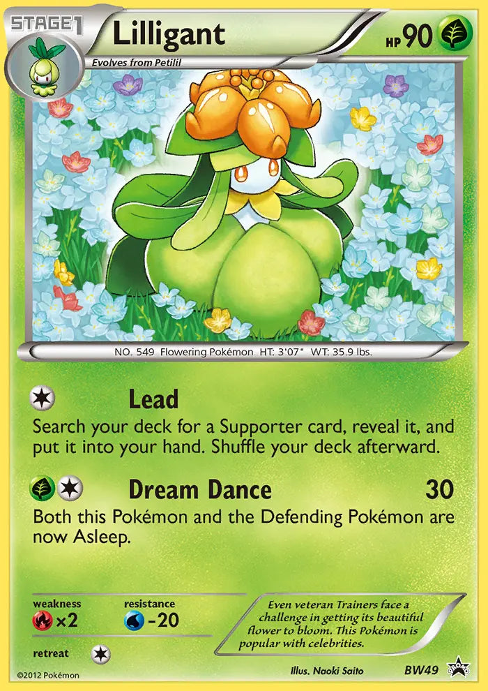 Lilligant BW49 BW Black Star Promos Pokesingles
