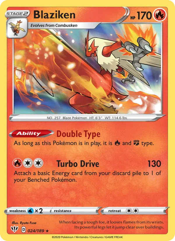 Blaziken 24 Darkness Ablaze Pokesingles