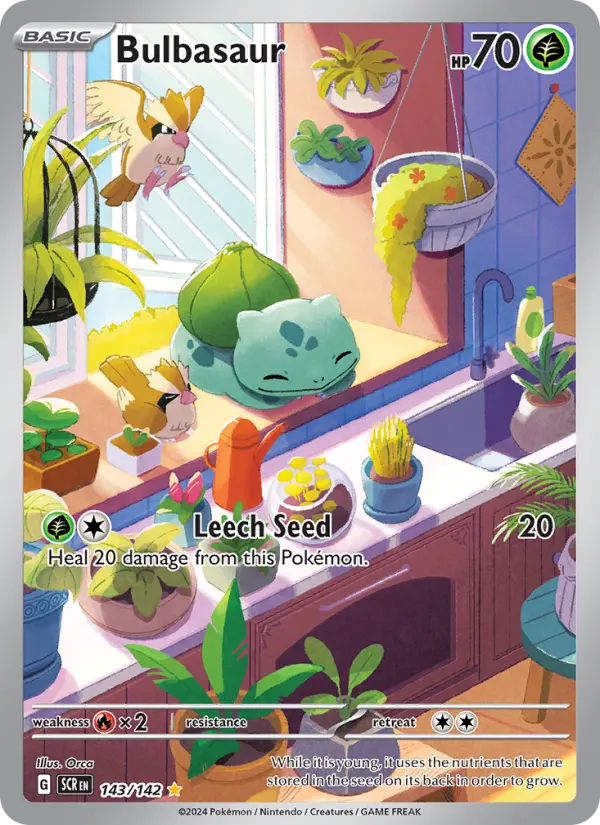 Bulbasaur 143 Stellar Crown Pokesingles