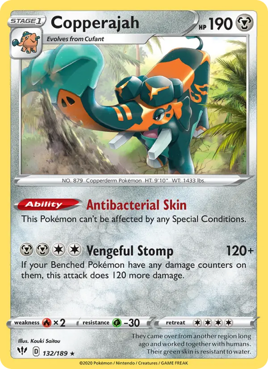 Copperajah 132 Darkness Ablaze Pokesingles