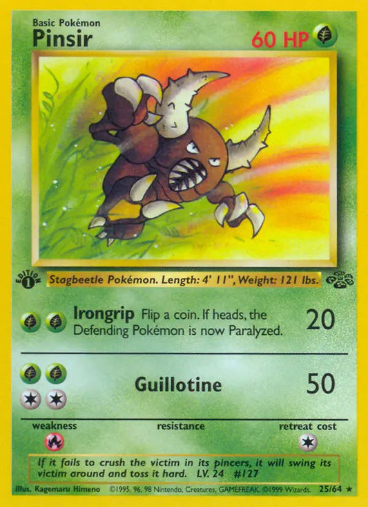Pinsir 25 Jungle Pokesingles