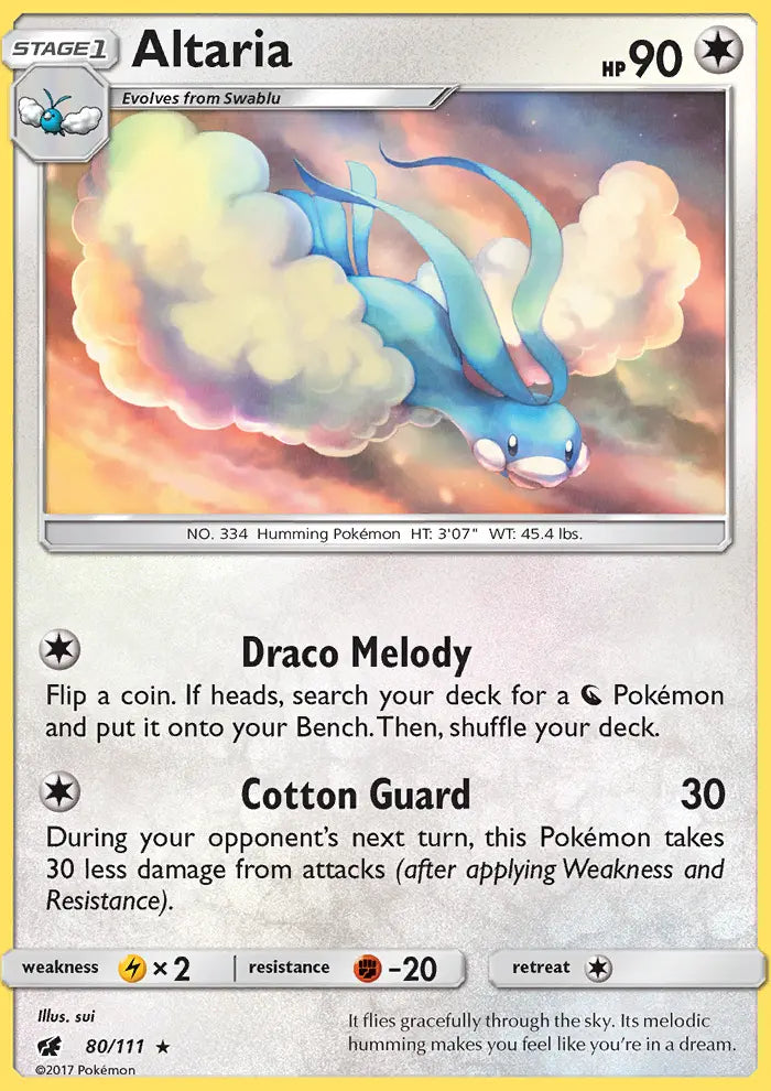 Altaria 80 Crimson Invasion Pokesingles