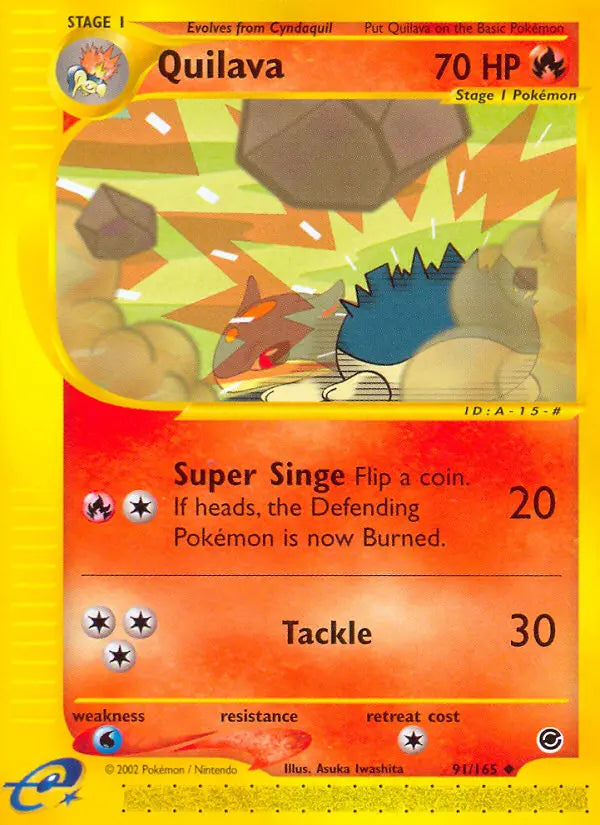 Quilava 91 Expedition Base Set Pokesingles