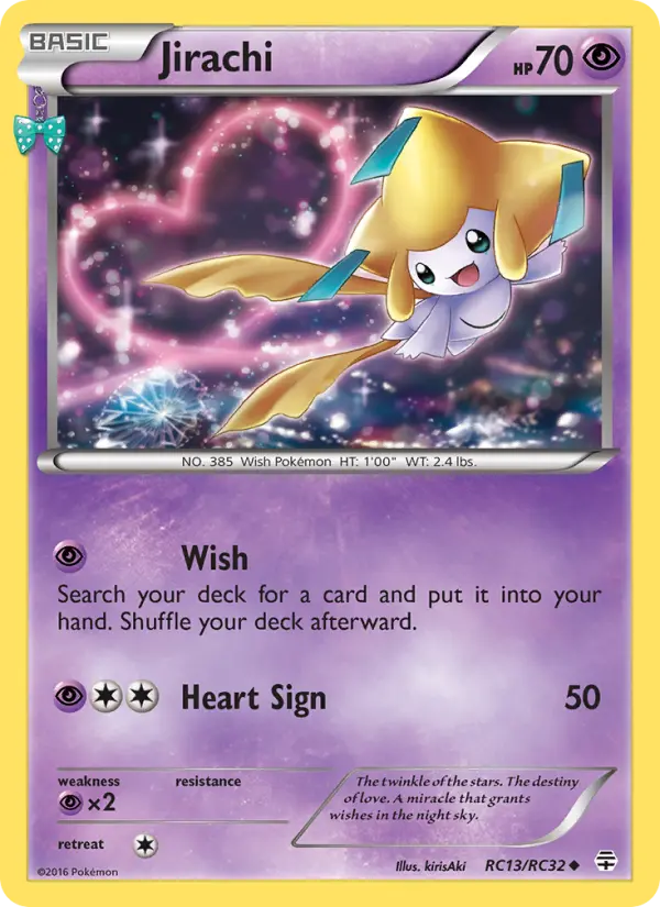 Jirachi RC13 Generations Pokesingles