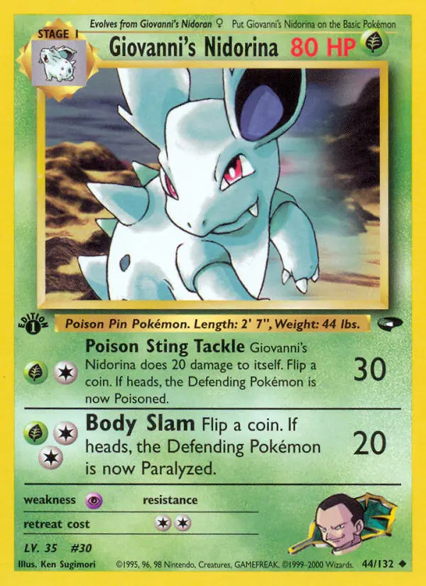 Giovanni's Nidorina 44 Gym Challenge Pokesingles