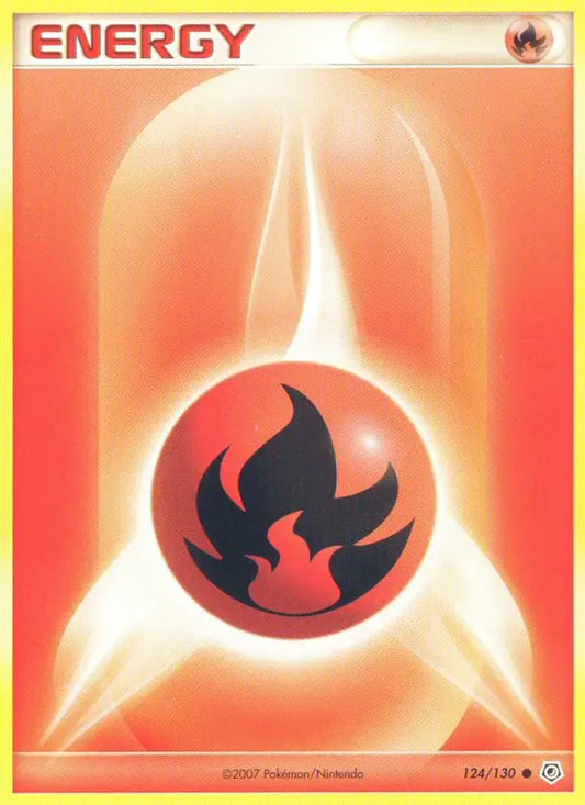 Fire Energy 124 Diamond & Pearl Pokesingles