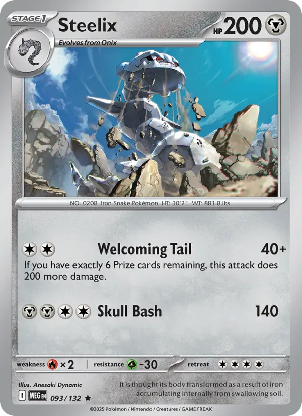 Steelix 93 Mega Evolution Pokesingles