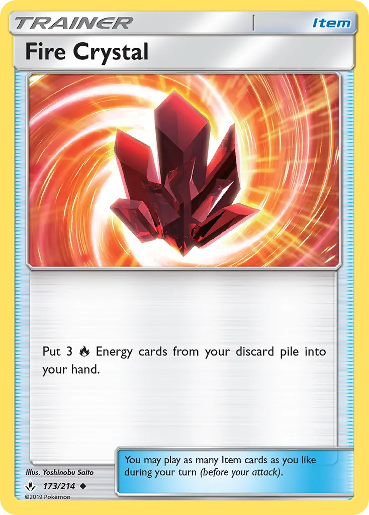 Fire Crystal 173 Unbroken Bonds Pokesingles