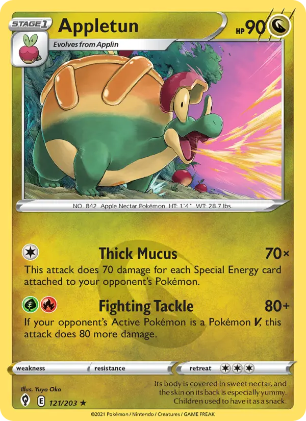 Appletun 121 Evolving Skies Pokesingles