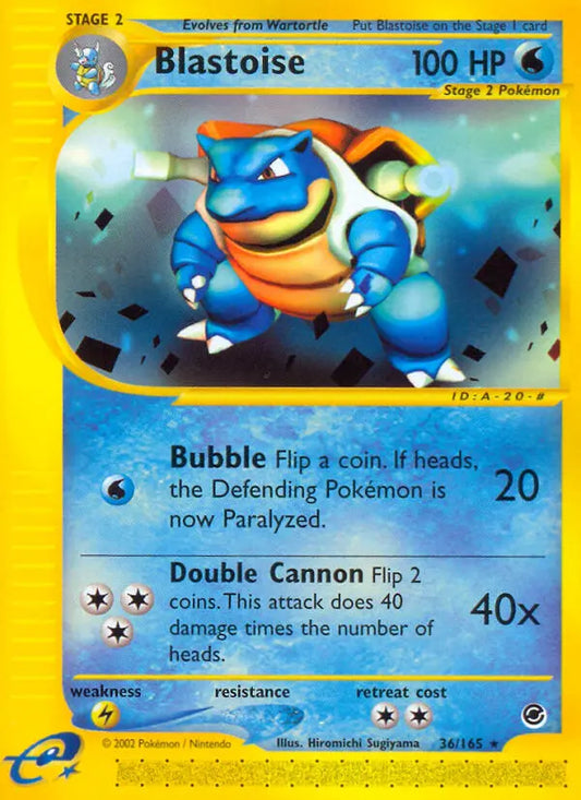 Blastoise 36 Expedition Base Set Pokesingles
