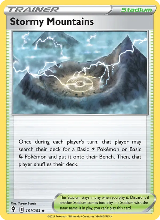 Stormy Mountains 161 Evolving Skies Pokesingles