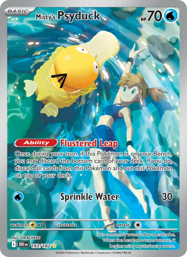 Misty's Psyduck 193 Destined Rivals Pokesingles