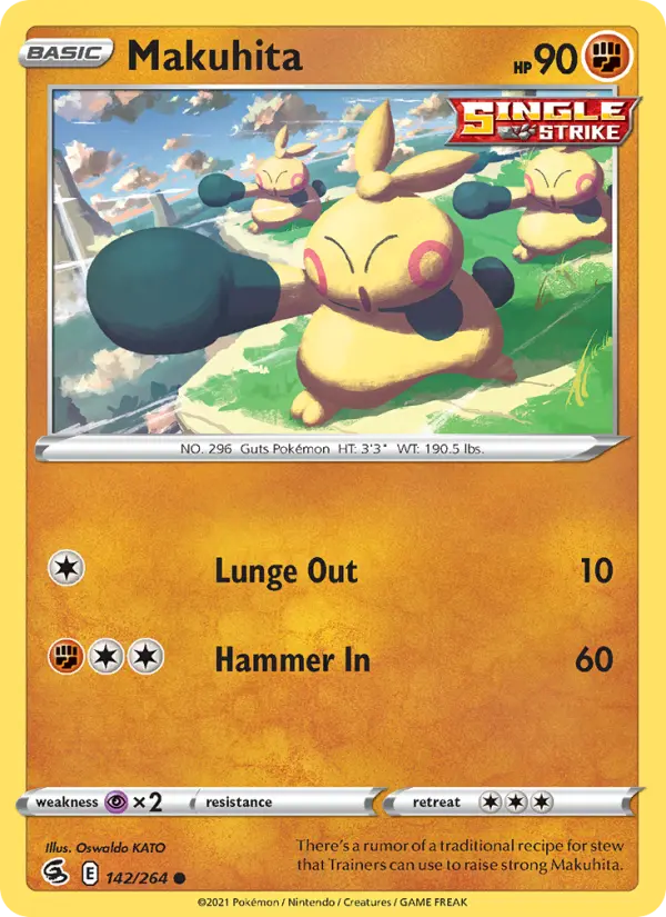 Makuhita 142 Fusion Strike Pokesingles
