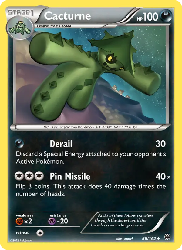 Cacturne 88 BREAKthrough Pokesingles