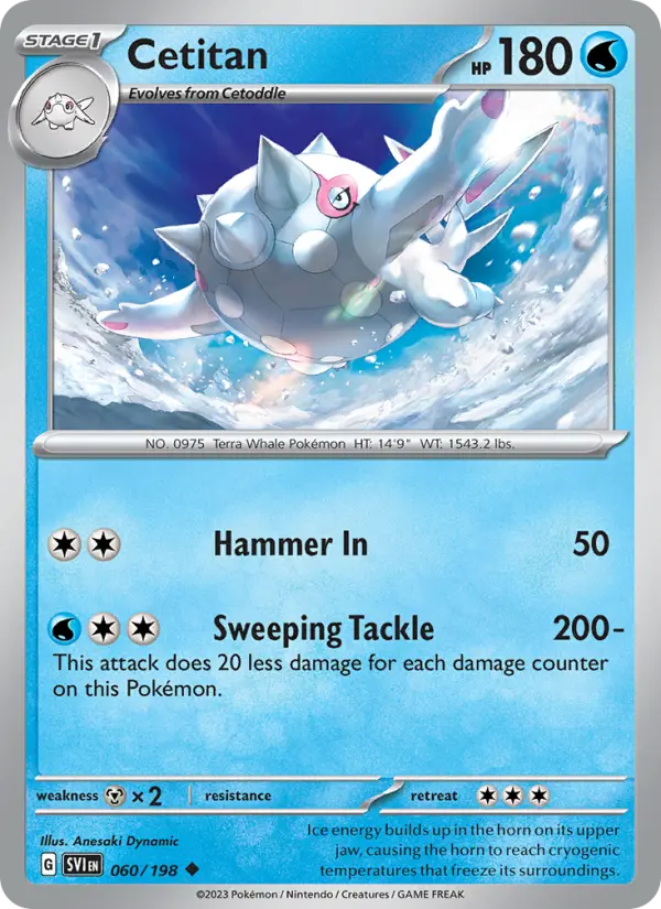 Cetitan 60 Scarlet & Violet Pokesingles