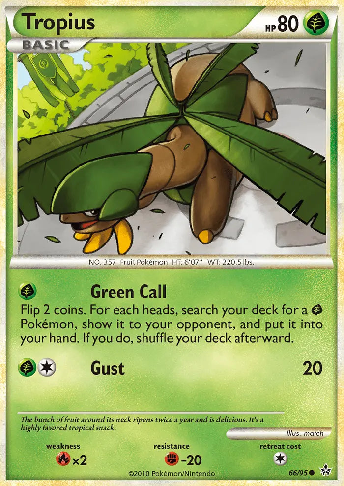 Tropius 66 Unleashed Pokesingles