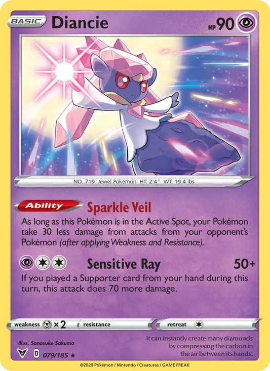 Diancie 79 Vivid Voltage Pokesingles