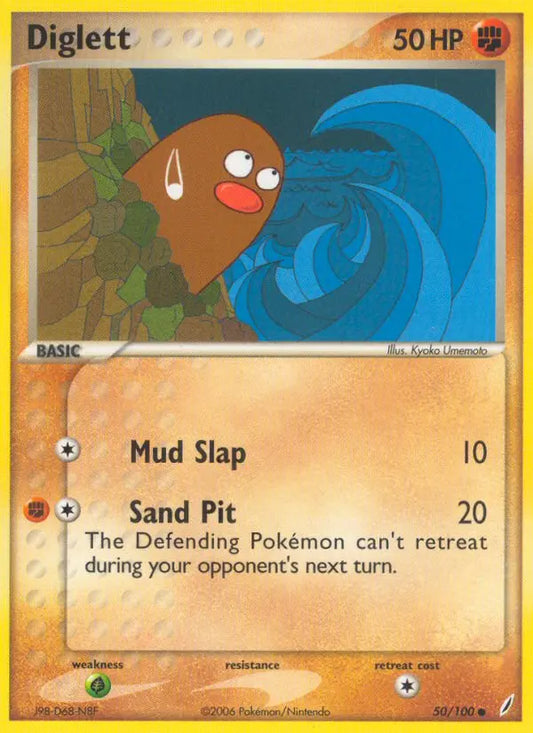 Diglett 50 Crystal Guardians Pokesingles