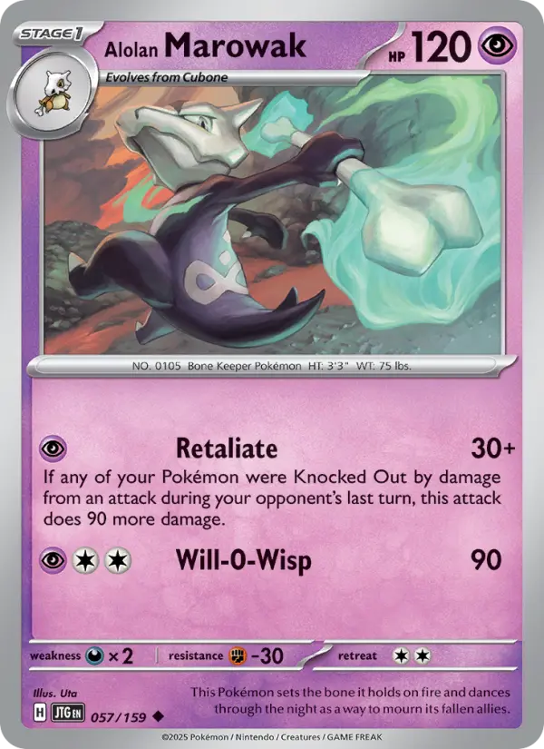 Alolan Marowak 57 Journey Together Pokesingles