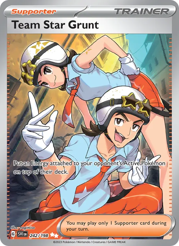 Team Star Grunt 242 Scarlet & Violet Pokesingles