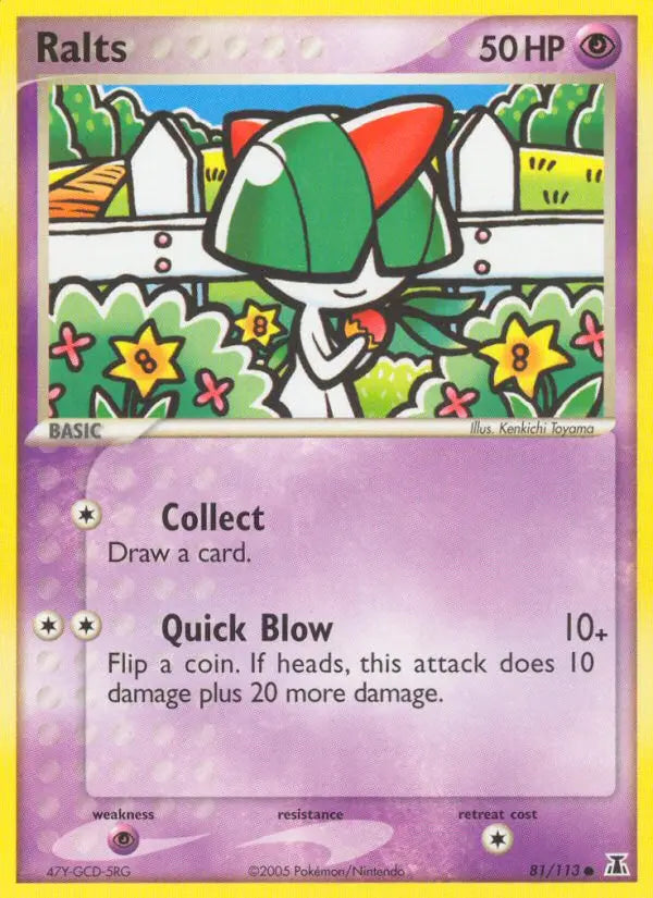 Ralts 81 Delta Species Pokesingles